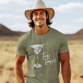 Grappige 'Tini tijd Martini cocktail T-shirt