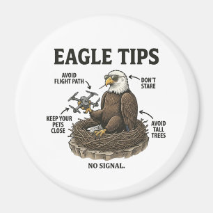 Grappige Tips van de Amerikaanse Zeearend Natuur O Magneet