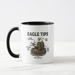 Grappige Tips van de Amerikaanse Zeearend Natuur O Mok
