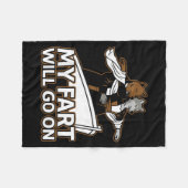 Grappige Titanic Alpha Wolf Parodie Mijn Scheet Za Fleece Deken (Voorkant (Horizontaal))