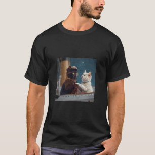 Grappige Titanic Film Kat Meme Rms Cruise Ship Man T-shirt