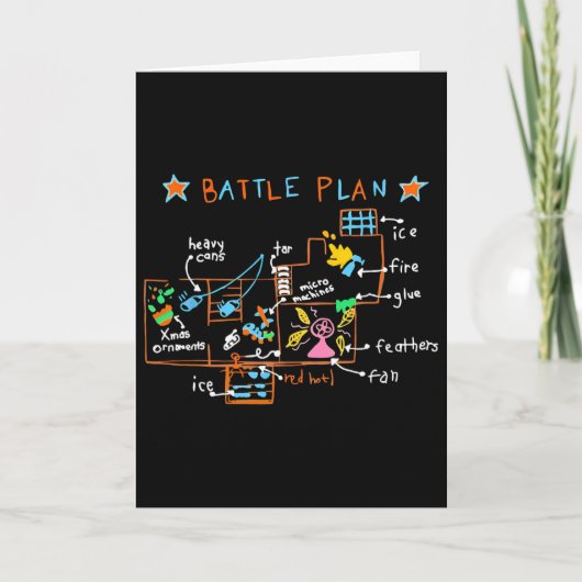 Grappige Titel Plan Thuis Kinderen Hand Morgen All Kaart (Voorkant)