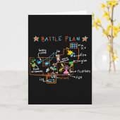 Grappige Titel Plan Thuis Kinderen Hand Morgen All Kaart (Gele Bloem)