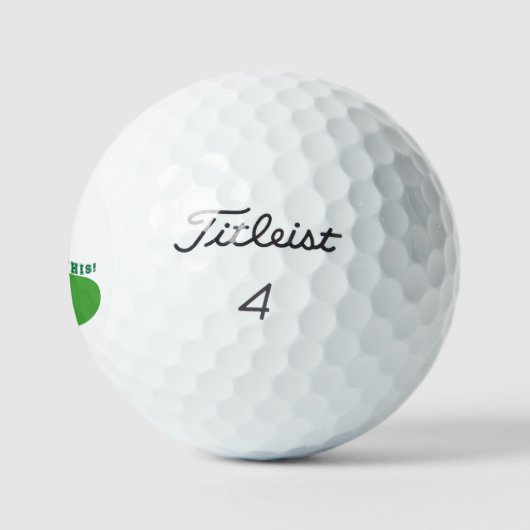 Grappige Titleist Golfballen - 'Ik zou dit tikken' (Logo)