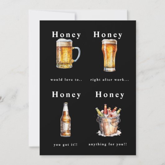 Grappige Toast het paar bruiloft douche Kaart (Achterkant)