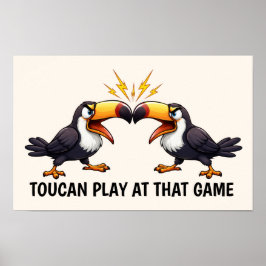 Grappige Toekan Poster