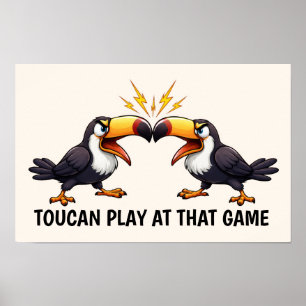 Grappige Toekan Poster