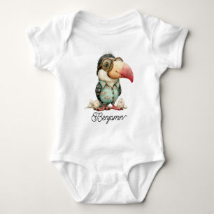 Grappige Toekan Vogel met Bril Romper