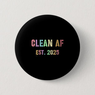 Grappige toekomst schoon AF EST 2025 grillen schoo Ronde Button 5,7 Cm