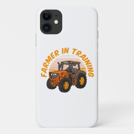 Grappige toekomstige boer in opleiding tractor lan Case-Mate iPhone case (Achterkant)
