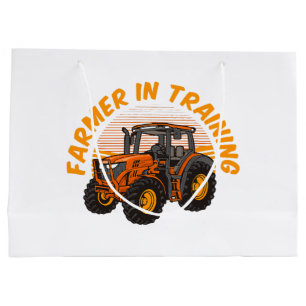 Grappige Toekomstige Boer In Opleiding Tractor Lan Groot Cadeauzakje