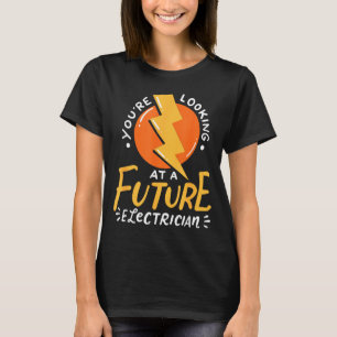 Grappige toekomstige elektricien elektrotechnisch t-shirt
