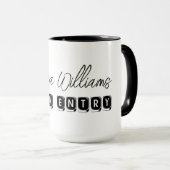 Grappige Toetsenbord Typografie Beroep Data Entry Mok (Voorkant rechts)