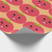 grappige tomaat cadeaupapier (Hoek)