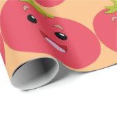 grappige tomaat cadeaupapier (Rol Hoek)