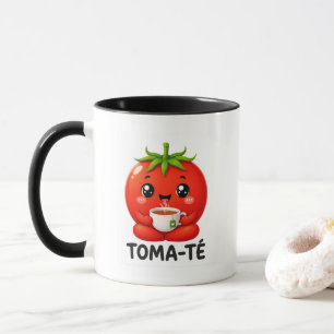 Grappige Tomaten Puns Spaanse Leraar Kawaii School Mok