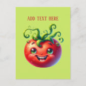 Grappige Tomatenliefhebbers voegen tekst toe Briefkaart (Voorkant)