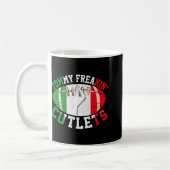 Grappige Tommy Freakin' Schnitzels New Jersey Ital Koffiemok (Links)