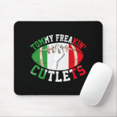 Grappige Tommy Freakin' Schnitzels New Jersey Ital Muismat (Met muis)