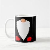 Grappige Tomte Zweedse Kabouter Baard Kerstmis Yul Koffiemok (Links)