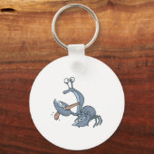 grappige tong krab sleutelhanger (Voorkant)