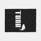 Grappige Tonijn Blauwvin Diep Zee Gevist Tonijn Gi Fleece Deken (Voorkant (Horizontaal))