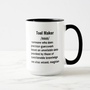 Grappige Tool Maker Definitie geschenken voor mann Mok