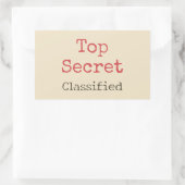 Grappige Top Secret Stickers (Tas)