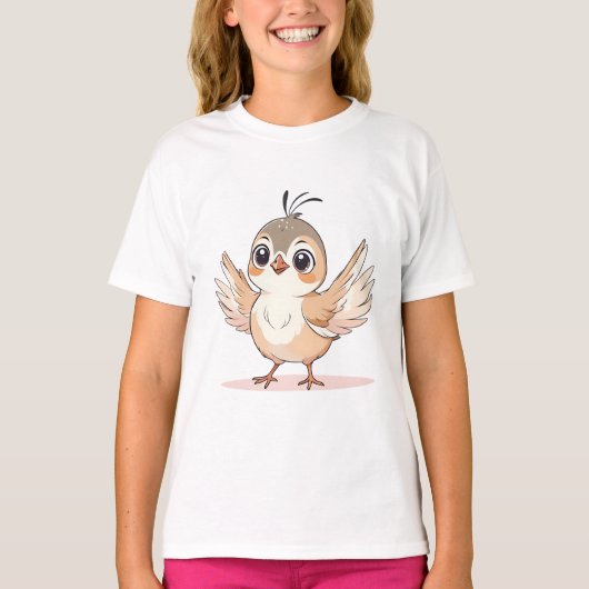 Grappige Tortelduifjes Bruine Liefde T-shirt (Voorkant)