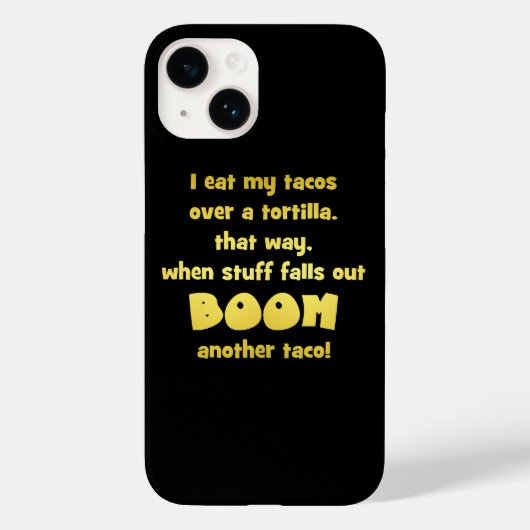 Grappige Tortilla Boom Grap Case-Mate iPhone Case (Achterkant)
