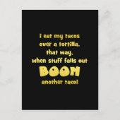 Grappige Tortilla Boom grap Feestdagenkaart (Voorkant)