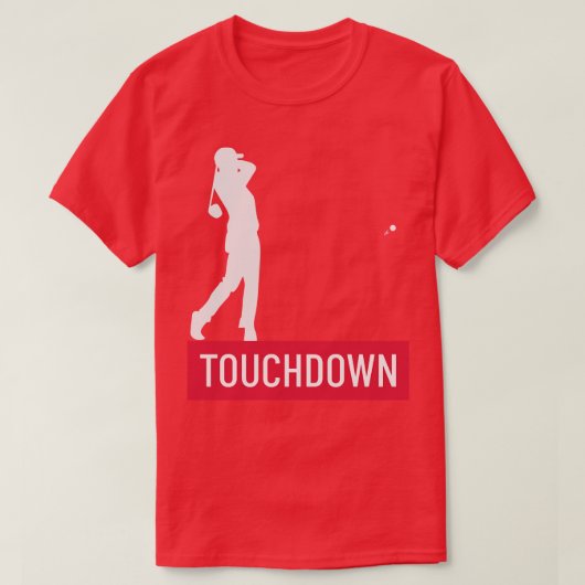 Grappige Touchdown Golf Golfer Golfing Graphic Nov T-shirt (Design voorkant)