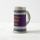 Grappige tovenaar bierpul (Voorkant rechts)