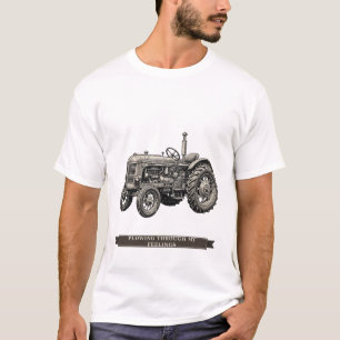 Grappige Tractor "Door Mijn Gevoelens Heen Ploegen T-shirt