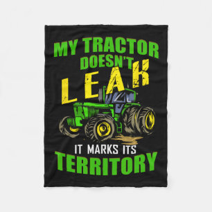 Grappige tractor - Mijn tractor lekt niet Fleece Deken