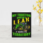 Grappige Tractor - Mijn Tractor Lekt Niet  Kaart (Gele Bloem)