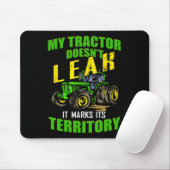 Grappige tractor - Mijn tractor lekt niet Muismat (Met muis)