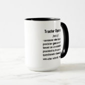 Grappige Tractor Operator Definitie geschenken Mok (Voorkant rechts)