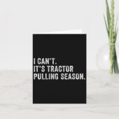 Grappige Tractor Trekking Ik Kan't Het Is Tractor  Kaart (Voorkant)