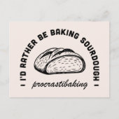 Grappige tradwife blijf thuis moeder bakken quotes briefkaart (Voorkant)