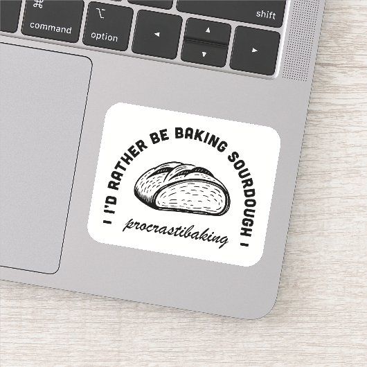 Grappige tradwife blijf thuis moeder bakken quotes sticker (Detail)