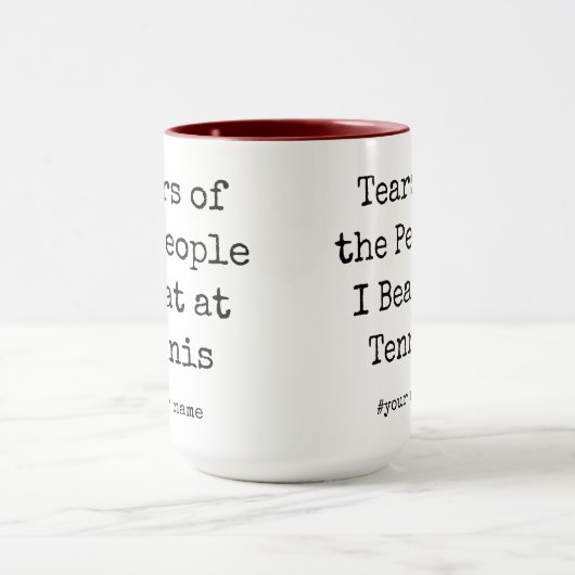 Grappige tranen van de mensen die ik heb verslagen mok (Midden)