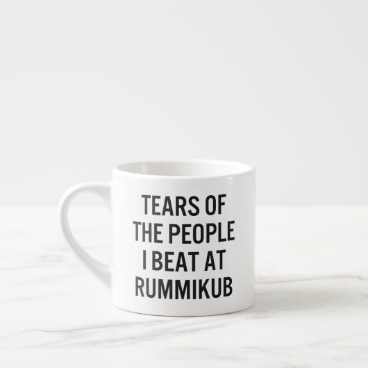 Grappige Tranen Van De Mensen Die Ik Verslagen Heb Espresso Kop (Links)