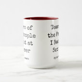 Grappige tranen van de mensen die ik versloeg bij  mok (Midden)