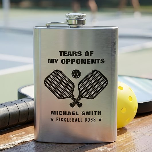 Grappige Tranen van Mijn Pickleball Tegenstanders Flacon