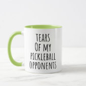 Grappige Tranen Van Mijn Pickleball Tegenstanders Mok (Links)