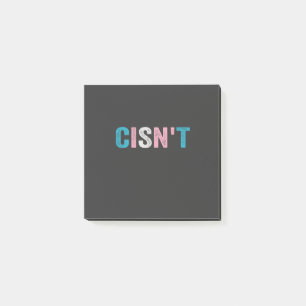 Grappige Transgender Pride cins niet LGBTQ Trans F Post-it® Notes