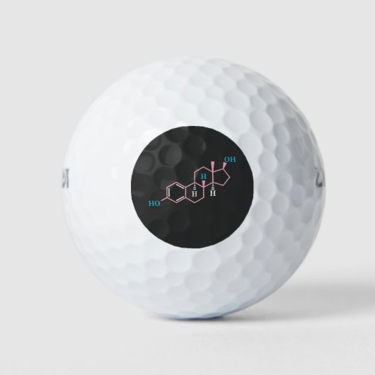 Grappige Transgender Trans LGBT Pride Rechten Oest Golfballen (Voorkant)