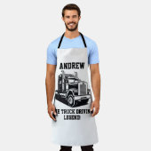 Grappige Transport Semi Truck Driver Aangepaste na Schort (Gedragen)