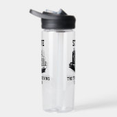 Grappige Transport Semi Truck Driver Aangepaste na Waterfles (Rechts)